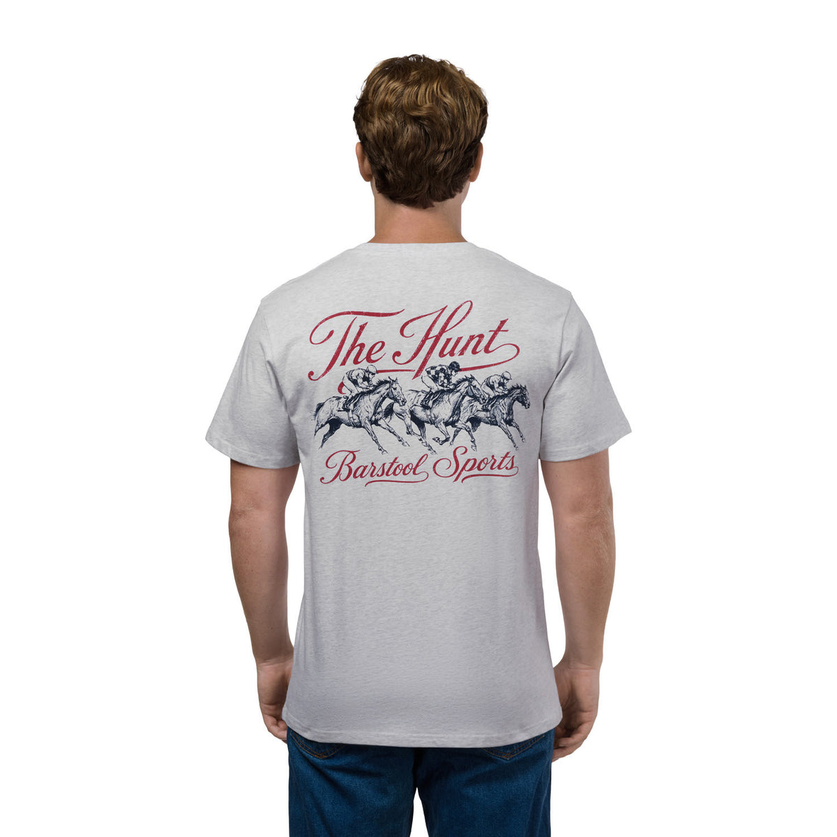 The Hunt x Barstool Sports Racing Graphic T-Shirt (Grey)