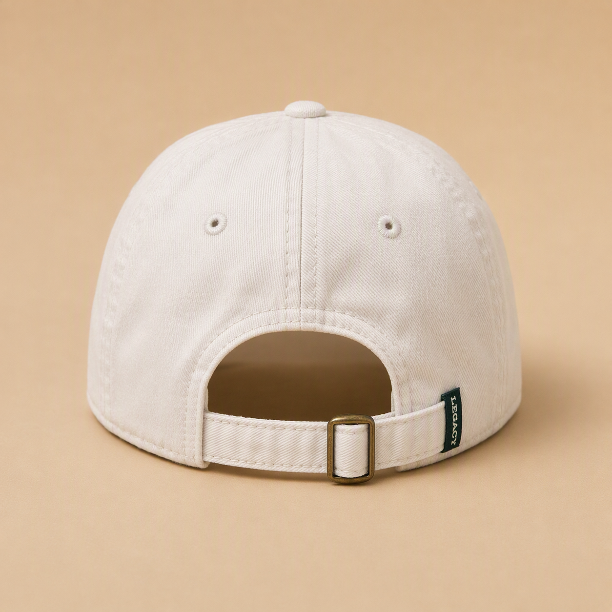 Stacked Far Hills Race Meeting Logo White Cap